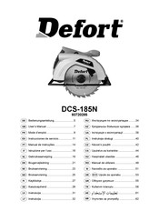 Defort DCS-185N Mode D'emploi