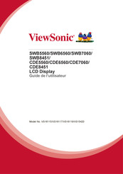 ViewSonic CDE6560 Guide De L'utilisateur