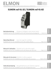 ELMON rail 41-32 Manuel D'utilisation