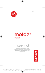 Motorola Lenovo MotoZ2 Play Mode D'emploi