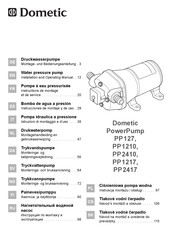 Dometic PowerPump PP1217 Instructions De Montage Et De Service