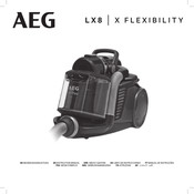 AEG LX8 X FLEXIBILITY Mode D'emploi