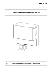 Sulzer ABS CP 151 Instructions D'installation Et D'utilisation