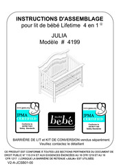 Suitebebe JULIA 4199 Instructions D'assemblage