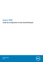 Dell Vostro 7500 Guide De Configuration Et Des Caractéristiques