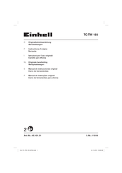EINHELL 45.101.51 Instructions D'origine