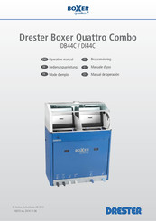 BOXER Drester Boxer Quattro Combo DB44C Mode D'emploi