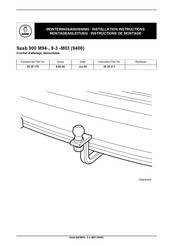 Saab 55 25 175 Instructions De Montage