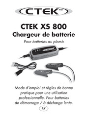 CTEK XS 800 Mode D'emploi