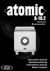 Atomic A-10.2 Mode D'emploi