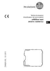 IFM Electronic efector300 VS4000 Exi Notice D'utilisation