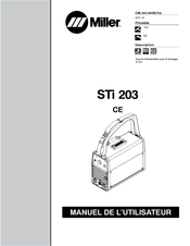 Miller STi 203 Manuel De L'utilisateur