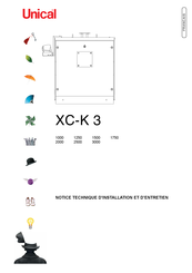Unical XC-K 3 1750 Notice Technique D'installation Et D'entretien
