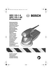 Bosch GEX 125-1 AE Professional Instructions D'emploi