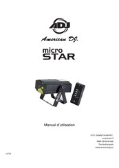 ADJ micro STAR Manuel D'utilisation