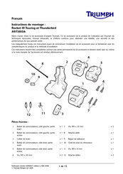 Triumph A9738156 Instructions De Montage