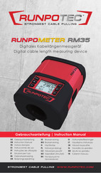 Runpotec RUNPOMETER RM35 Notice D'emploi