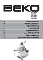 Beko TSE 1404 Notice D'utilisation