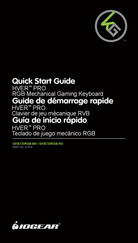 IOGear KG HVER PRO GKB720RGB-RD Guide De Démarrage Rapide