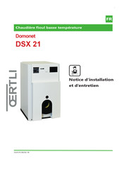 OERTLI Domonet DSX 21 Notice D'installation Et D'entretien