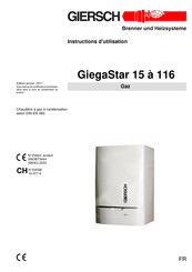 GIERSCH GiegaStar 116 Instructions D'utilisation