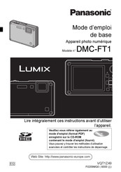 Panasonic Lumix DMC-FT1 Mode D'emploi De Base