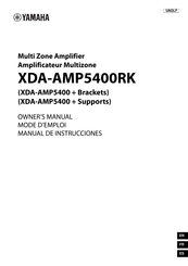 Yamaha XDA-AMP5400RK Mode D'emploi