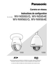 Panasonic WV-NW964E Instructions De Configuration