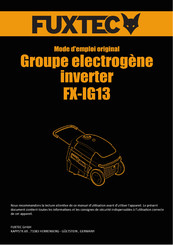 FUXTEC FX-IG13 Mode D'emploi Original