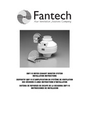 Fantech DBF 110 Instructions D'installation