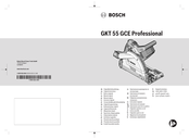 Bosch GKT 55 GCE Professional Notice Originale