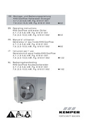 Kemper KHS CoolFlow 618 01 001 Manuel D'utilisation