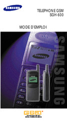 Samsung SGH-600 Mode D'emploi