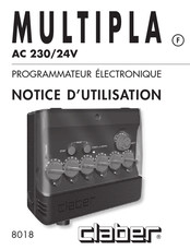claber MULTIPLA AC 230/24V Notice D'utilisation