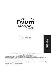 Mitsubishi TRIUM MONDO Mode D'emploi