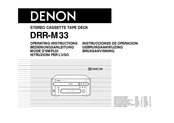 Denon DRR-M33 Mode D'emploi