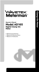 Wavetek Meterman Model AD105 Manuel D'utilisation