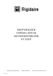 Frigidaire FI 3120 F Mode D'emploi