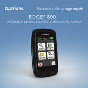 Garmin EDGE 800 Manuel De Demarrage Rapide