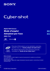 Sony Cyber-shot DSC-T10 Mode D'emploi