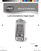 VTech baby Lumi smartphone magic touch Manuel D'utilisation