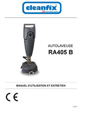 Cleanfix RA405 B Manuel D'utilisation Et Entretien