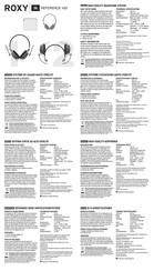 Jbl Roxy REFERENCE 430 Mode D'emploi