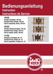 LGB 10152 Instructions De Service