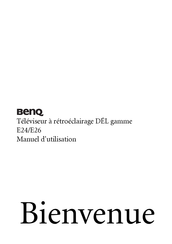 BenQ E26-5500 Manuel D'utilisation