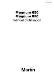 Martin Magnum 850 Manuel D'utilisation