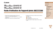 Canon PowerShot SX412 IS Guide D'utilisation