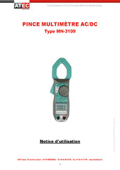 Atec MN-3109 Notice D'utilisation