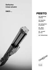 Festo DMES Série Notice D'utilisation