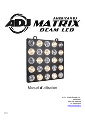 American DJ MATRIX BEAM LED Manuel D'utilisation